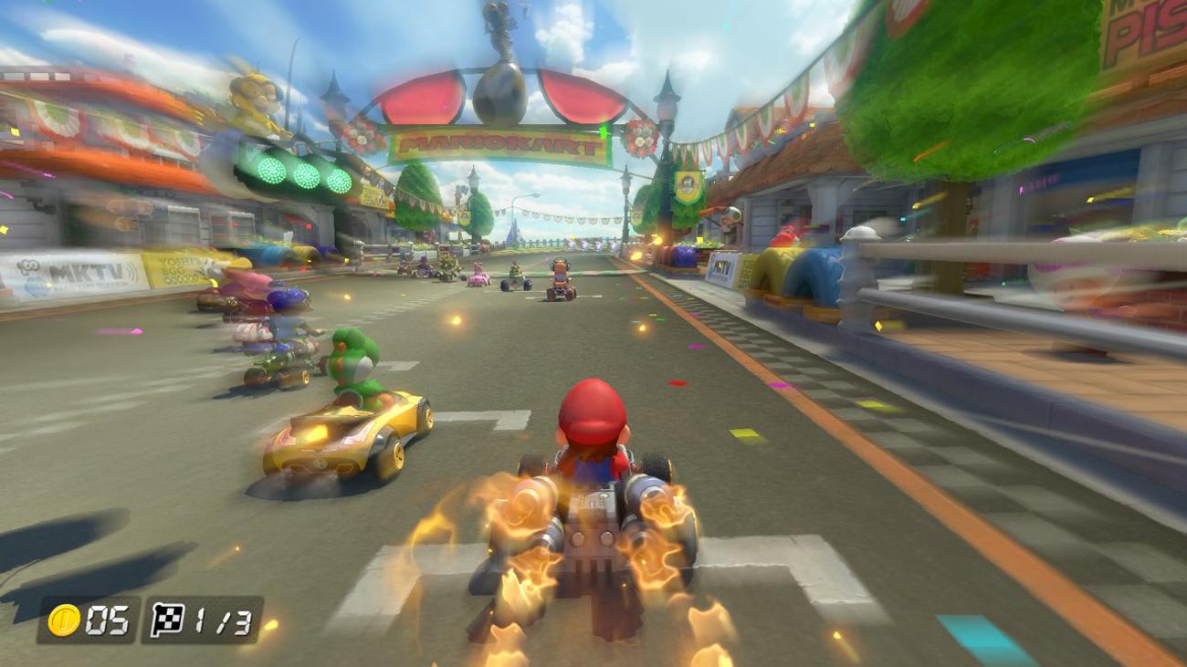 Intelligente Steuerung im Spiel Mario Kart 8 Deluxe für Nintendo Switch / Mario Kart / MK 8 Deluxe / Mario Kart 8 / NS