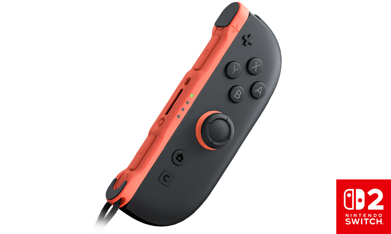 Joy-Con 2 Controller (rechts) Light Red für Nintendo Switch 2 - Gesamtansicht
