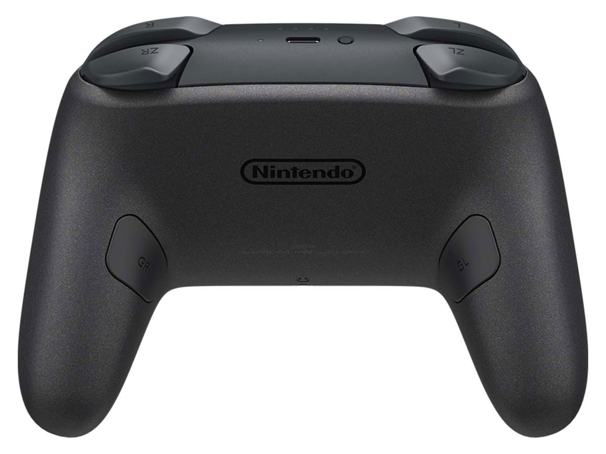 Kontroler Nintendo Switch Pro Controller 2 Resident Evil Requiem - Rückansicht