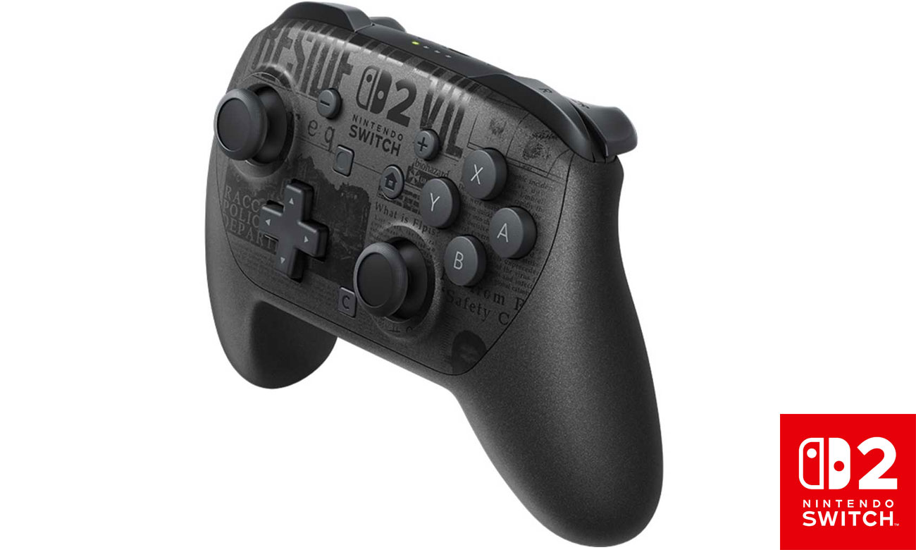 Kontroler Nintendo Switch Pro Controller 2 Resident Evil Requiem - Gesamtansicht