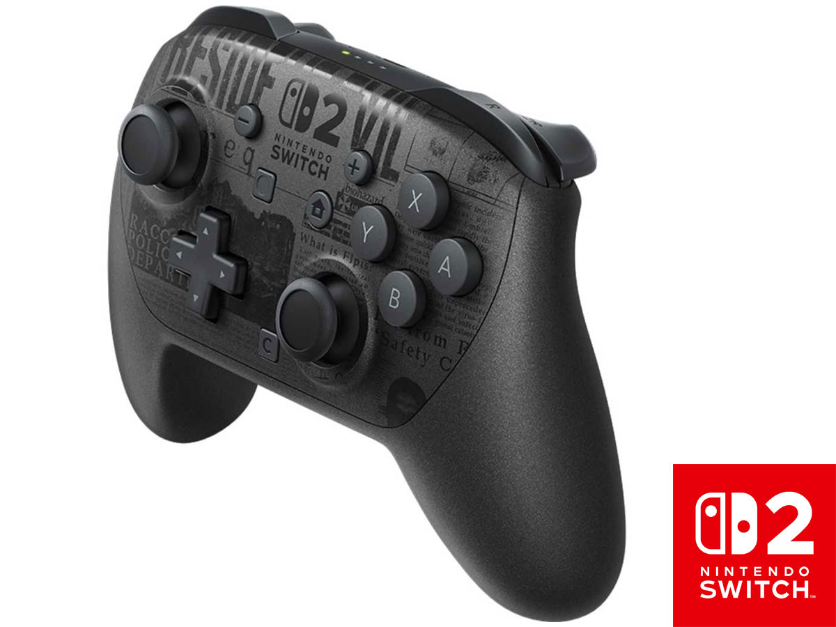 Kontroler Nintendo Switch Pro Controller 2 Resident Evil Requiem - Gesamtansicht