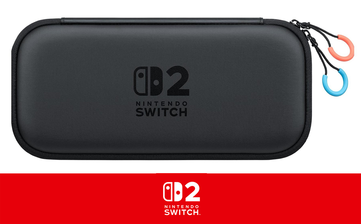 Nintendo Switch 2 Tragecase & Bildschirmschutzfolie - Gesamtansicht