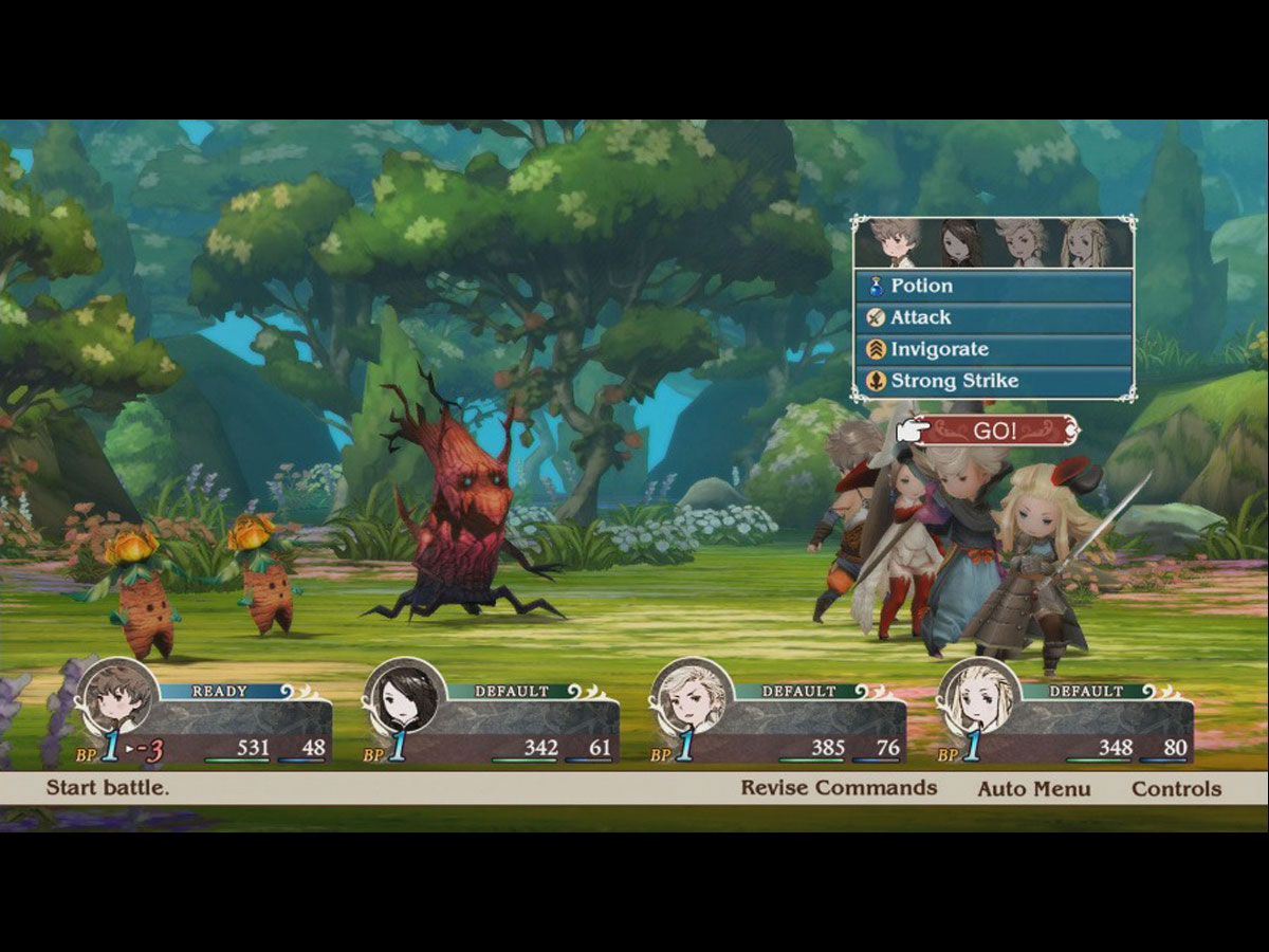 Screenshot aus dem Spiel Bravely Default Flying Fairy HD Remaster