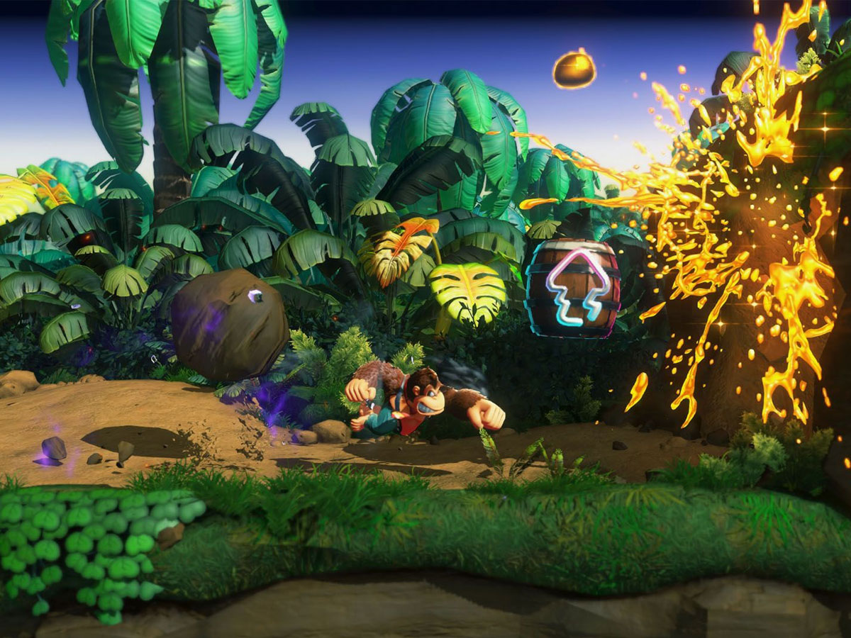 Screenshot aus dem Spiel Donkey Kong Bananza