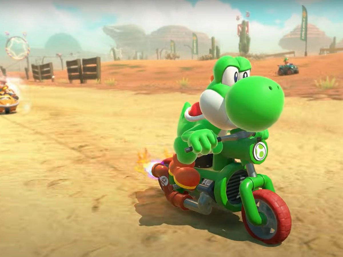 Screenshot aus dem Spiel Mario Kart World