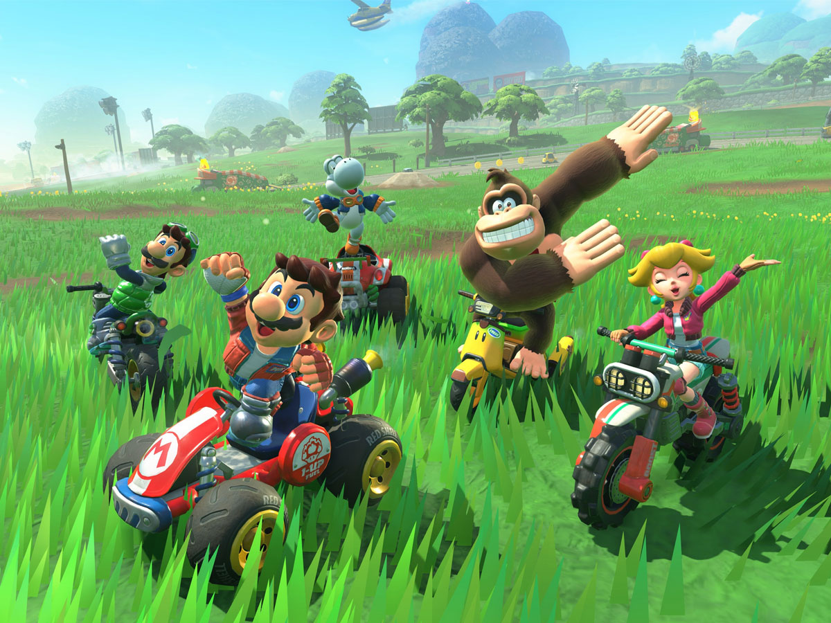 Screenshot aus dem Spiel Mario Kart World