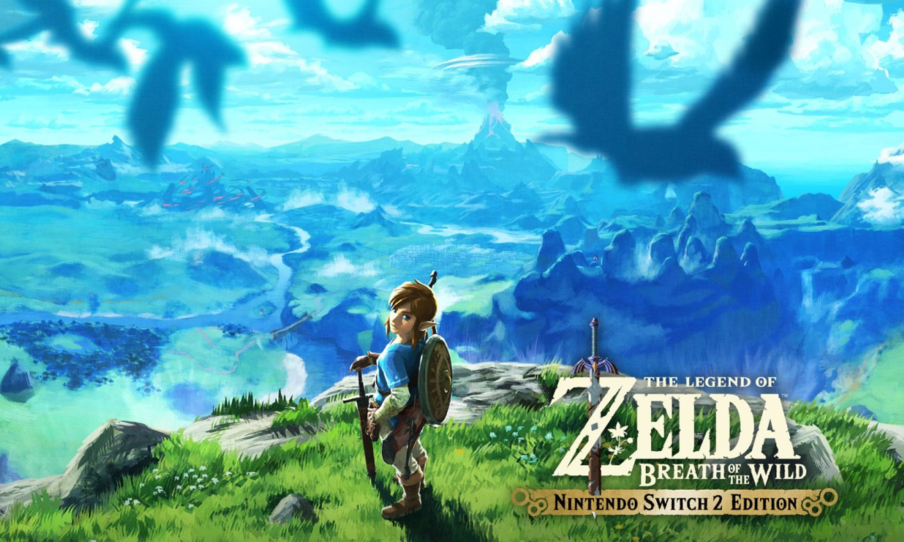Key Art Grafik aus dem Spiel The Legend of Zelda: Breath of the Wild Nintendo Switch 2 Edition