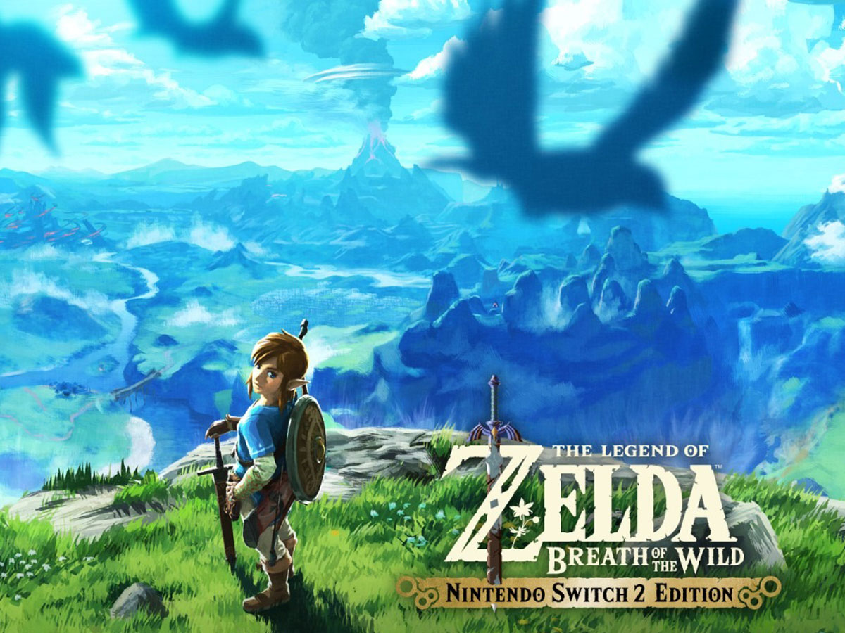 Key Art Grafik aus dem Spiel The Legend of Zelda: Breath of the Wild Nintendo Switch 2 Edition