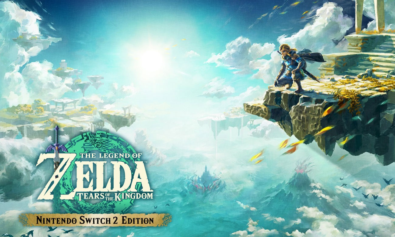 Key Art Grafik aus dem Spiel The Legend of Zelda: Tears of the Kingdom Nintendo Switch 2 Edition