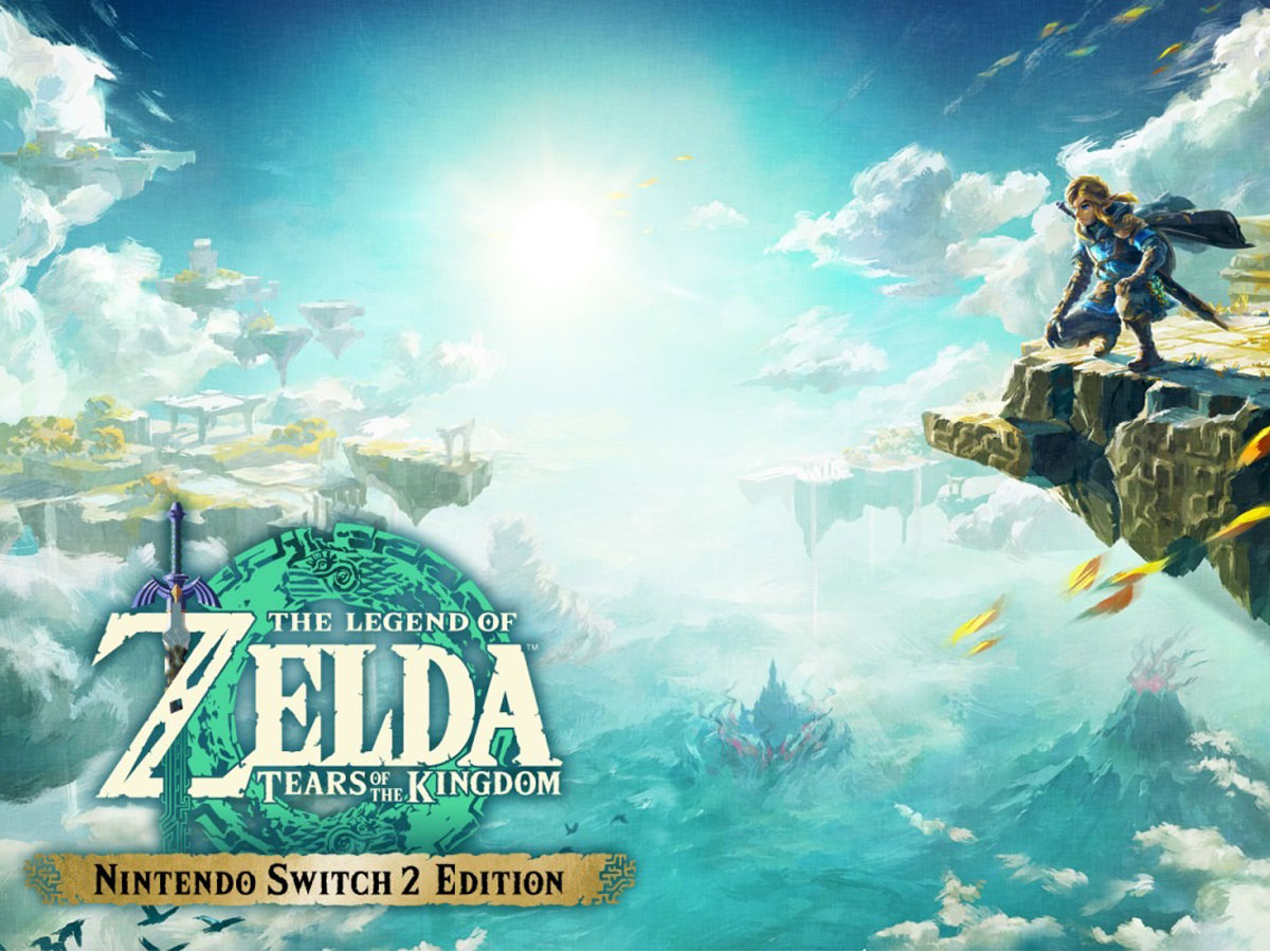 Key Art Grafik aus dem Spiel The Legend of Zelda: Tears of the Kingdom Nintendo Switch 2 Edition