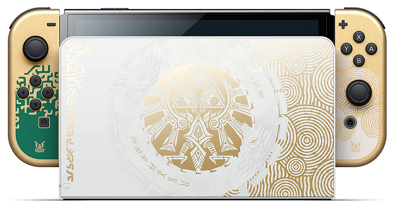 Nintendo Switch OLED Zelda TOTK Edition - Gesamtansicht