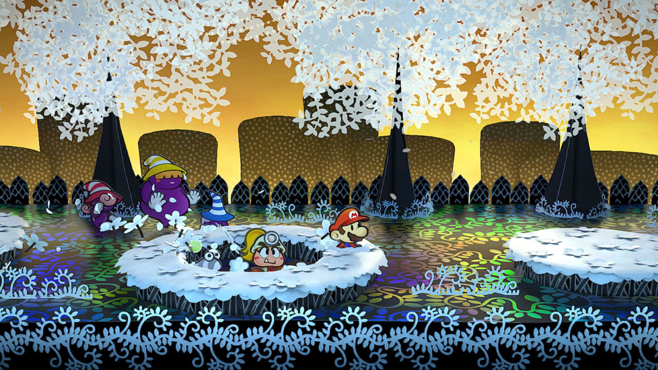 Screenshot aus dem Spiel Paper Mario: The Thousand-Year Door