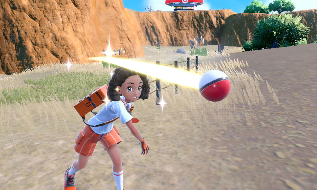 Screenshot aus dem Spiel Pokémon Karmesin