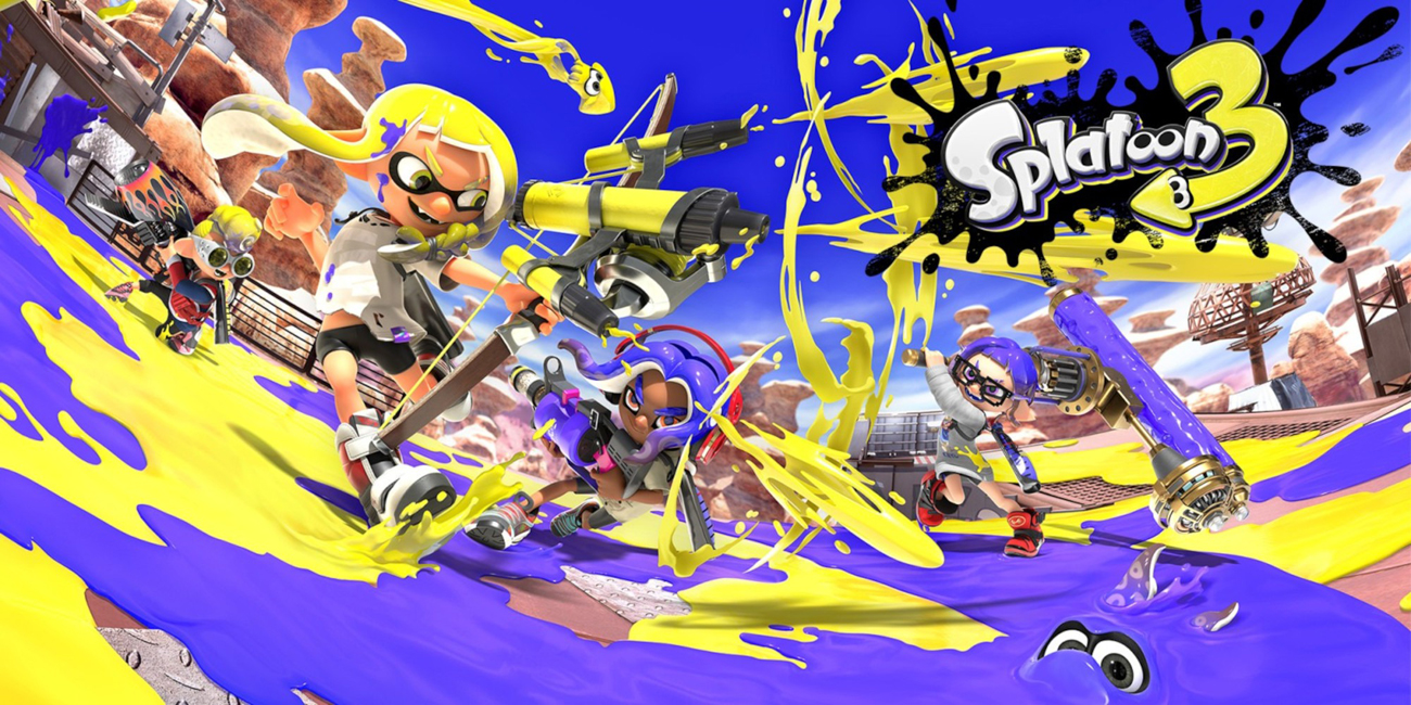 Grafika key art z gry Splatoon 3