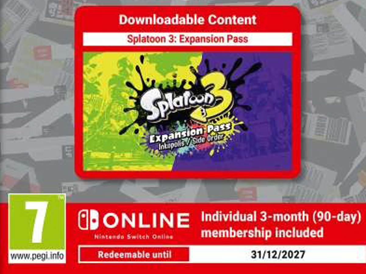 Zestaw Splatoon 3 + Expansion Pass + NSO 3-month na Nintendo Switch