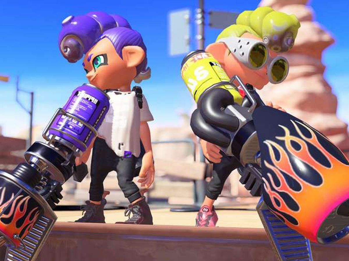 Zrzut ekranu screenshot z gry Splatoon 3
