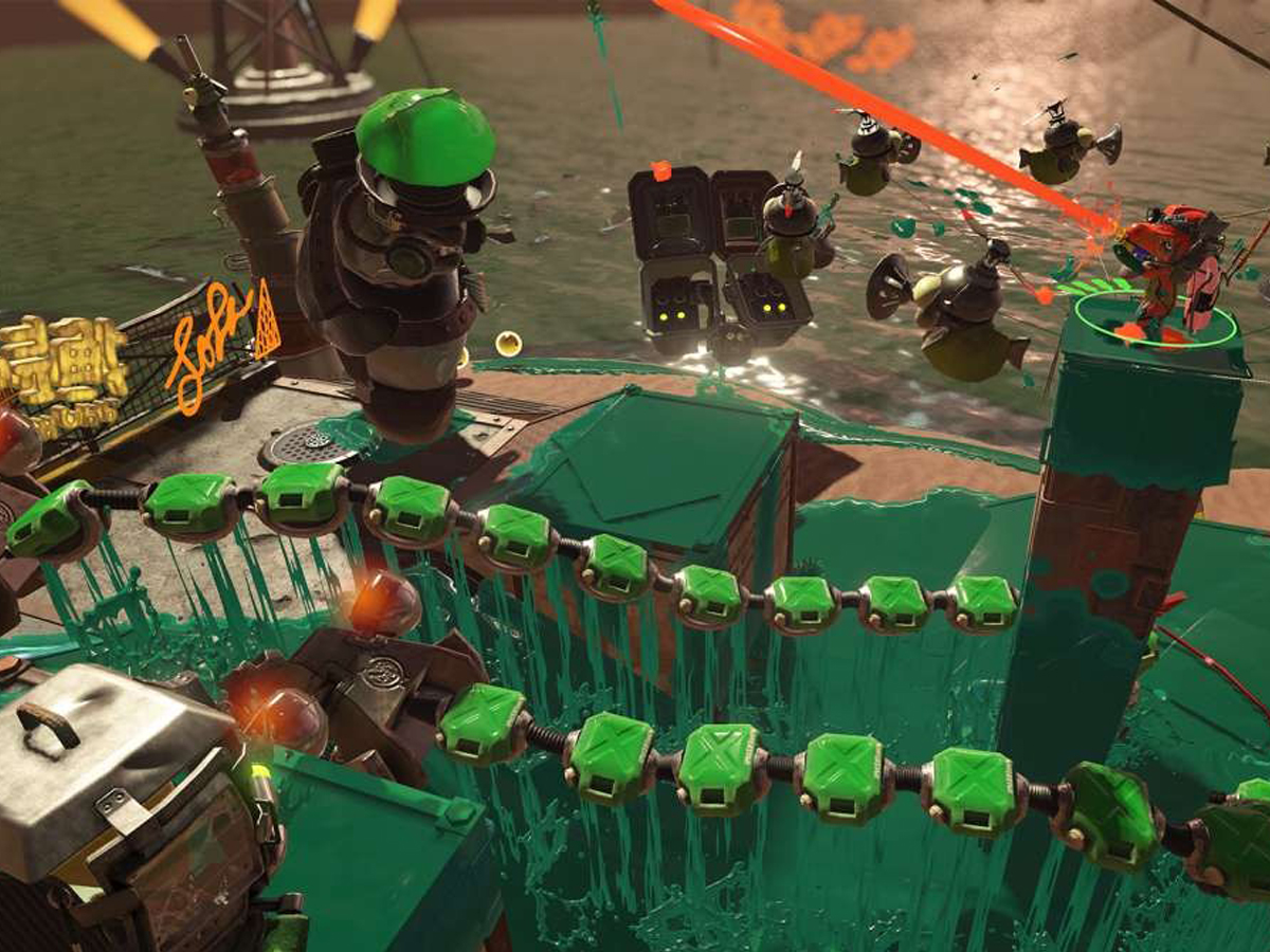 Zrzut ekranu screenshot z gry Splatoon 3