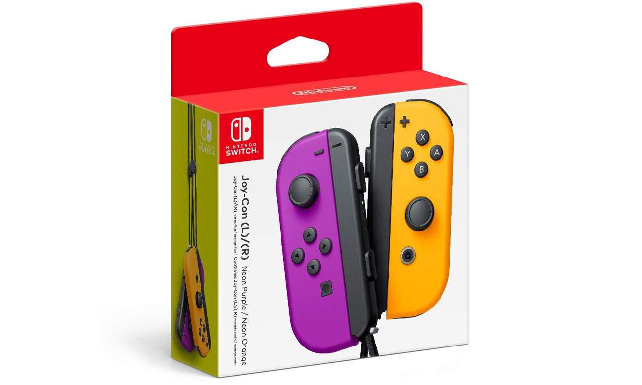  Entdecke das Joy-Con Pair Neon Purple & Orange