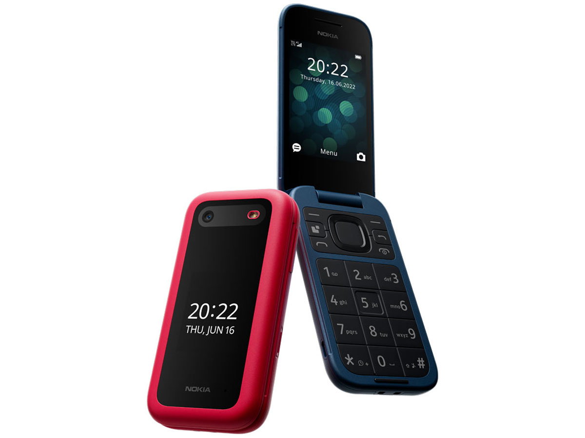 Nokia 2660 4G in Blau und Rot