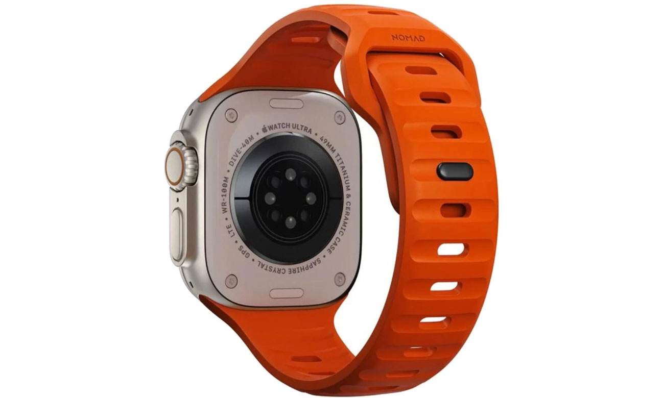 Nomad Sport Strap orange M L für Apple Watch