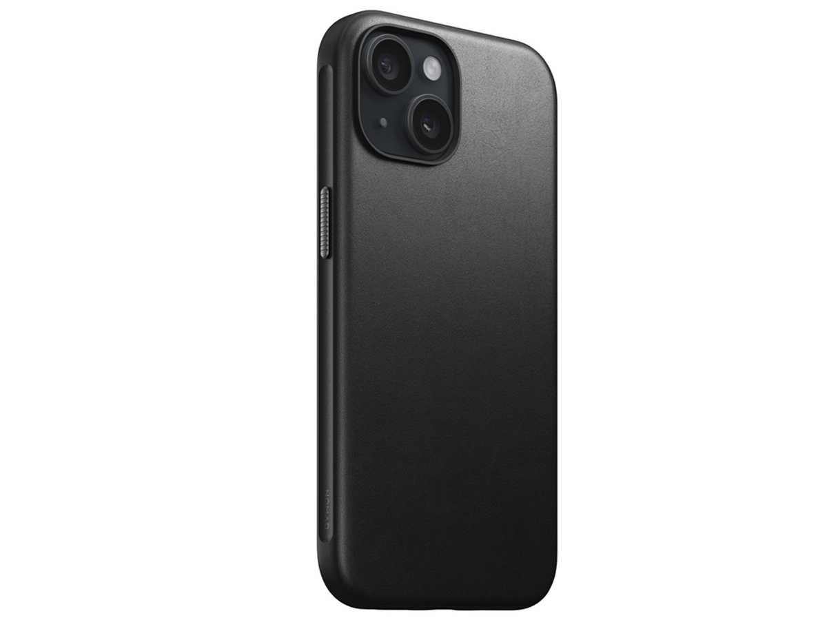 Nomad Modern Leather Case Hülle iPhone 15 Pro Schwarz