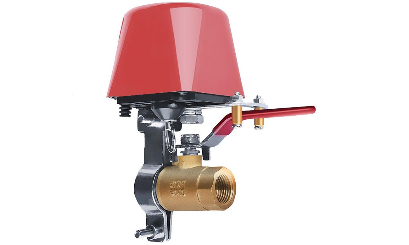 Intelligenter WiFi-Ventilregler Nous L3 - Vorderansicht im Winkel