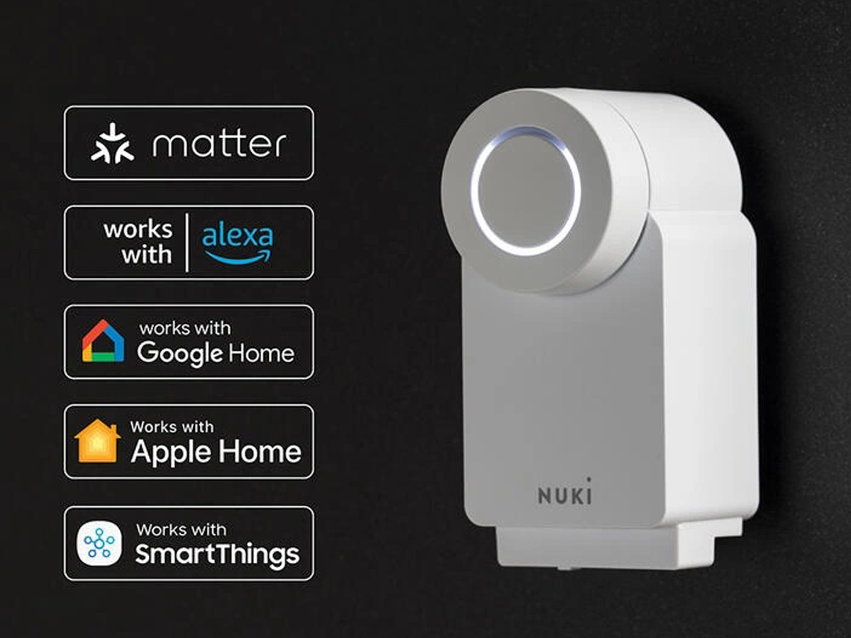 Intelligentes Türschloss Nuki Smart Lock 4G White - Matter Kommunikationsstandard