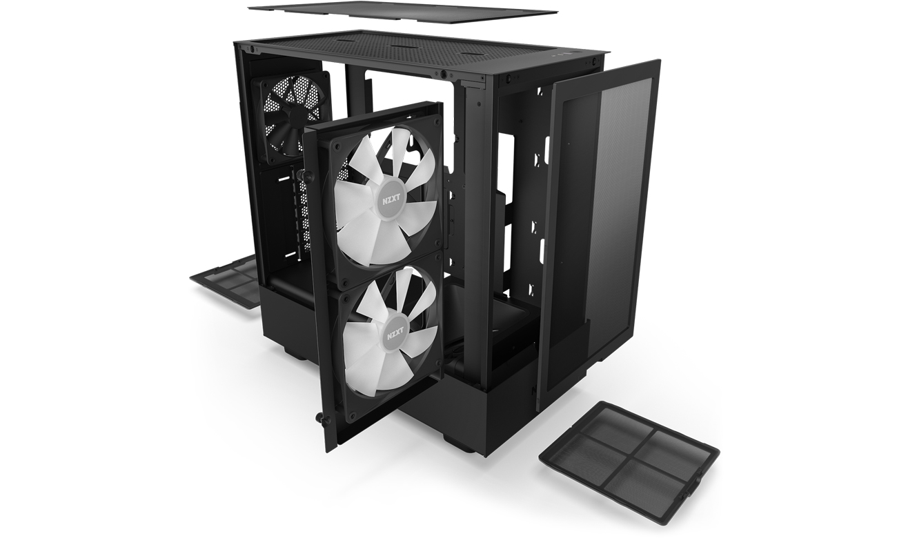 NZXT H5 FLOW RGB Black Gehäuse