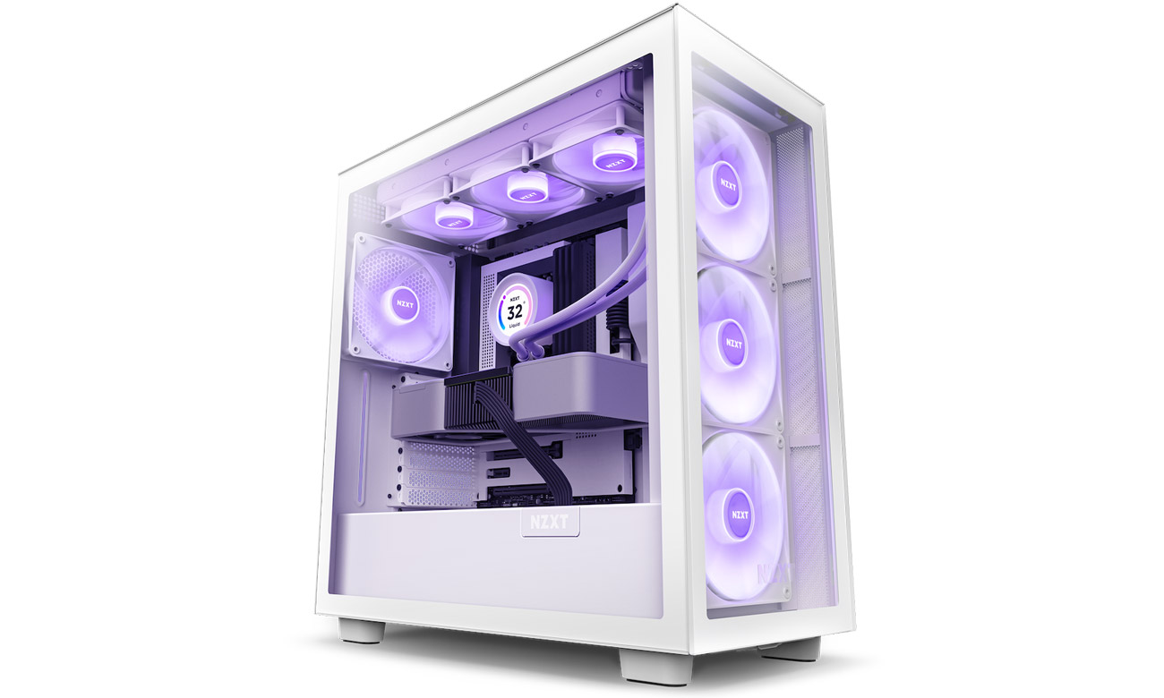 NZXT H7 ELITE RGB White Gehäuse