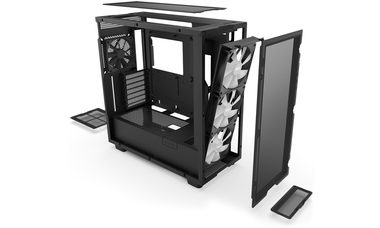 NZXT H7 FLOW RGB Black