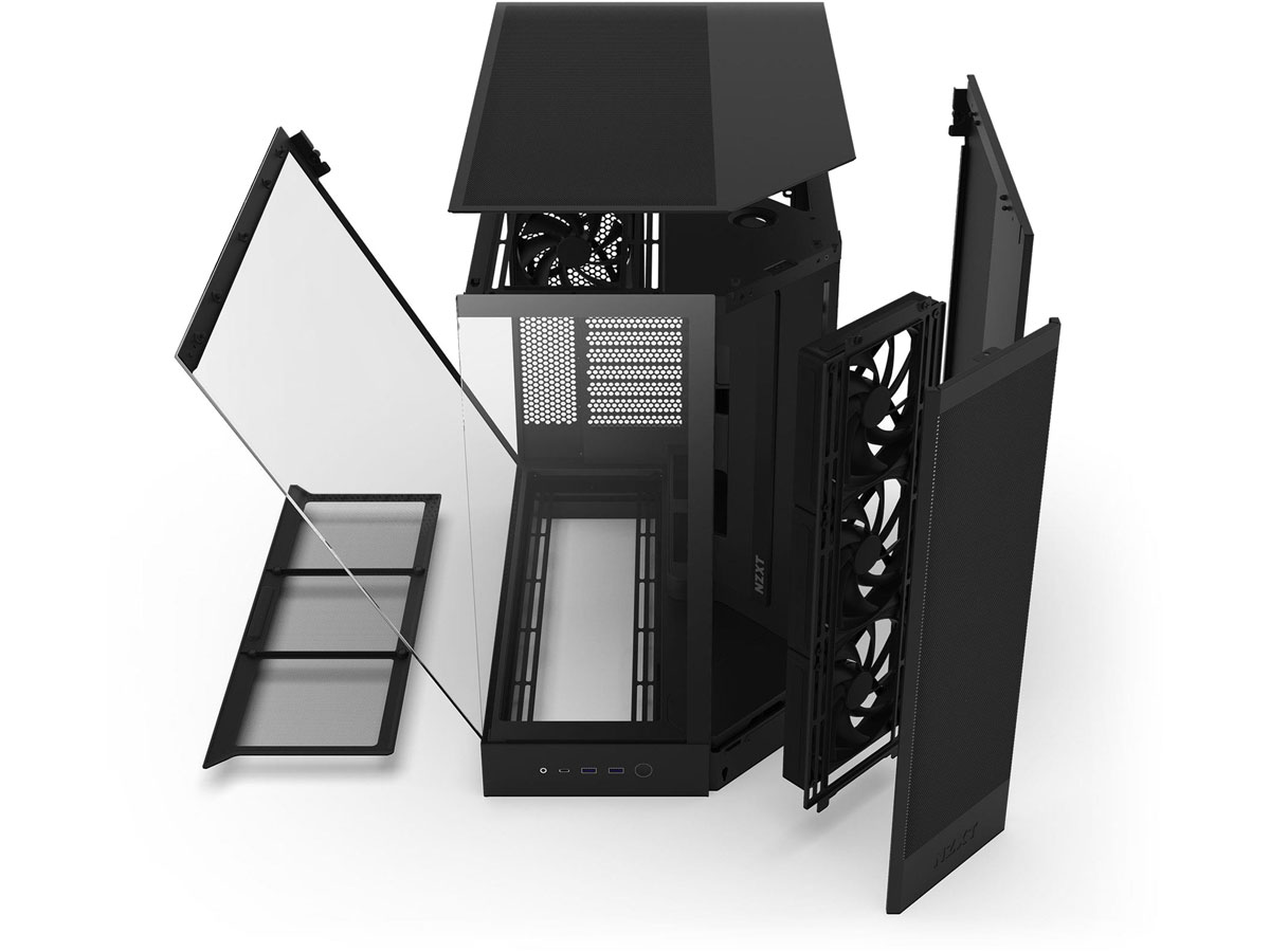 NZXT H9 FLOW schwarz