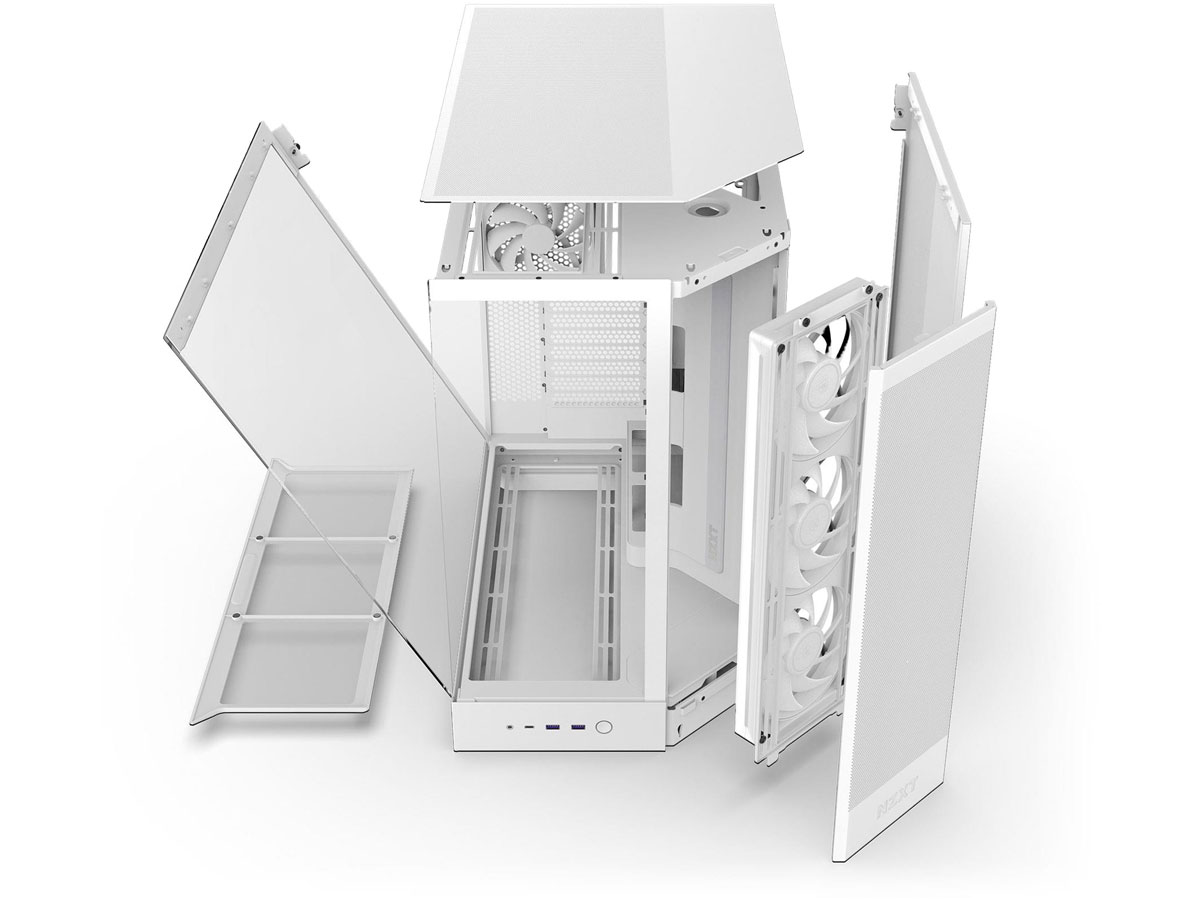 NZXT H9 FLOW RGB (2025) weiß