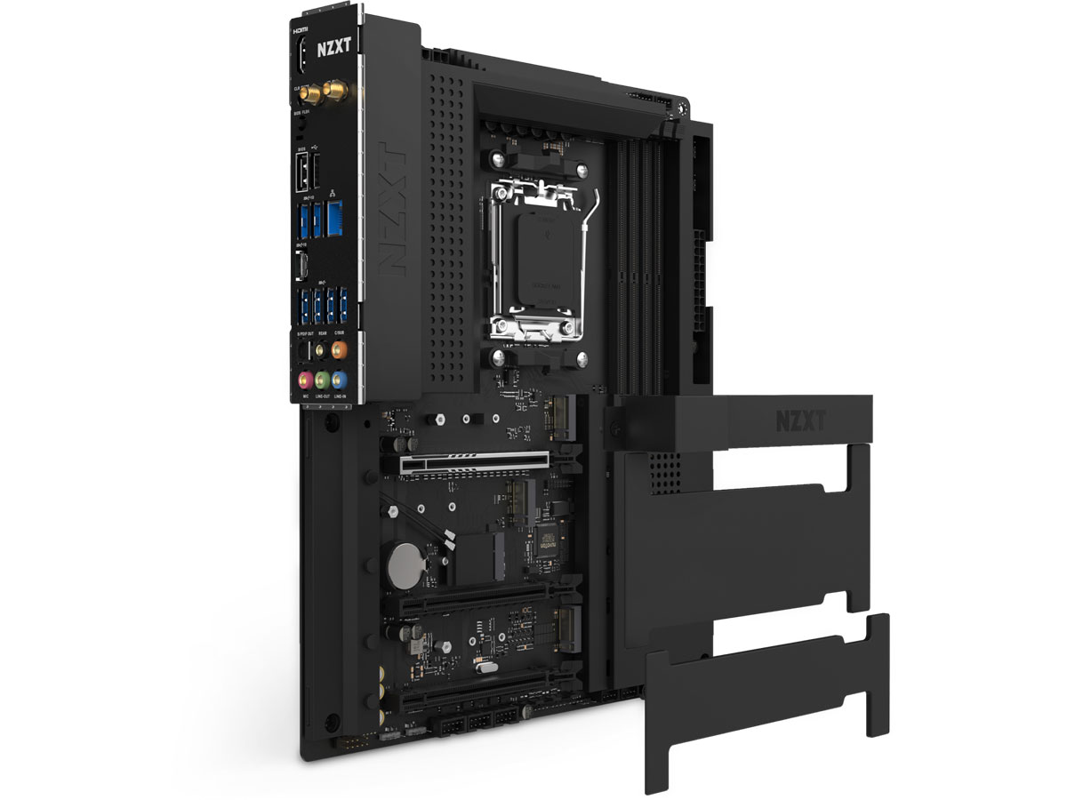 NZXT N7 B650E Schwarz Abdeckungen