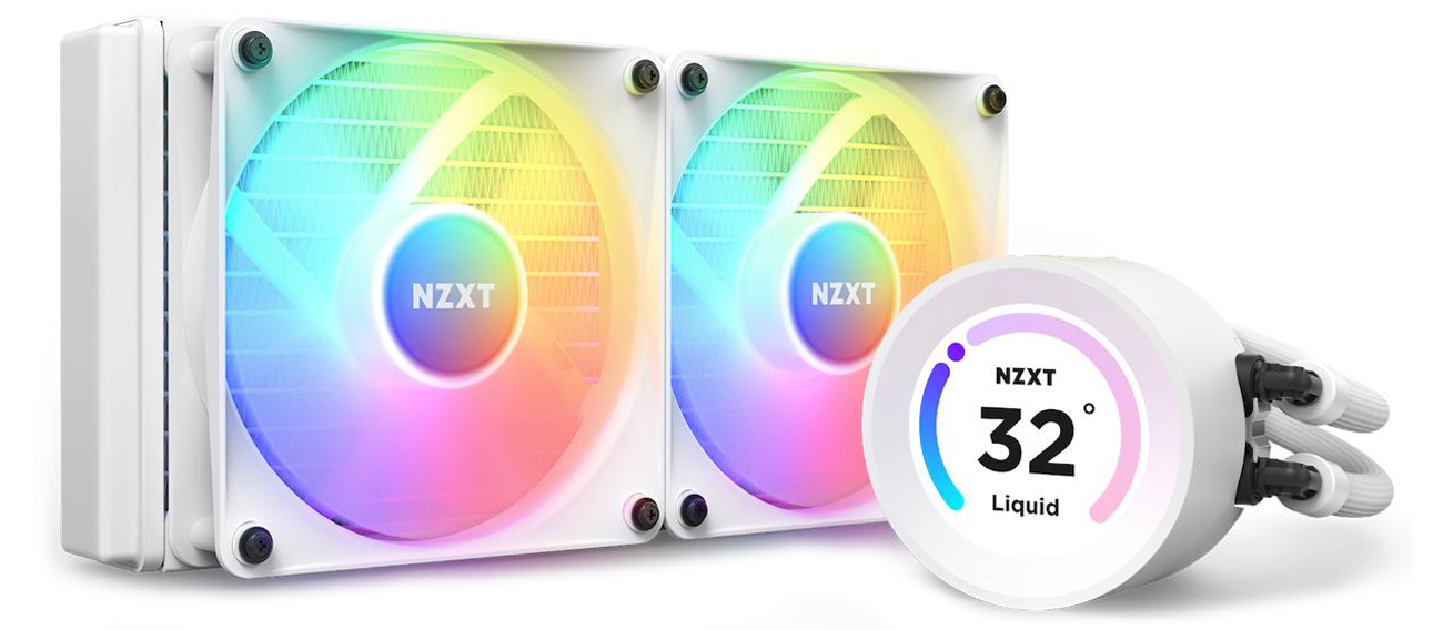 NZXT Kraken Elite 240 RGB Weiß 2x120mm CPU-Kühler