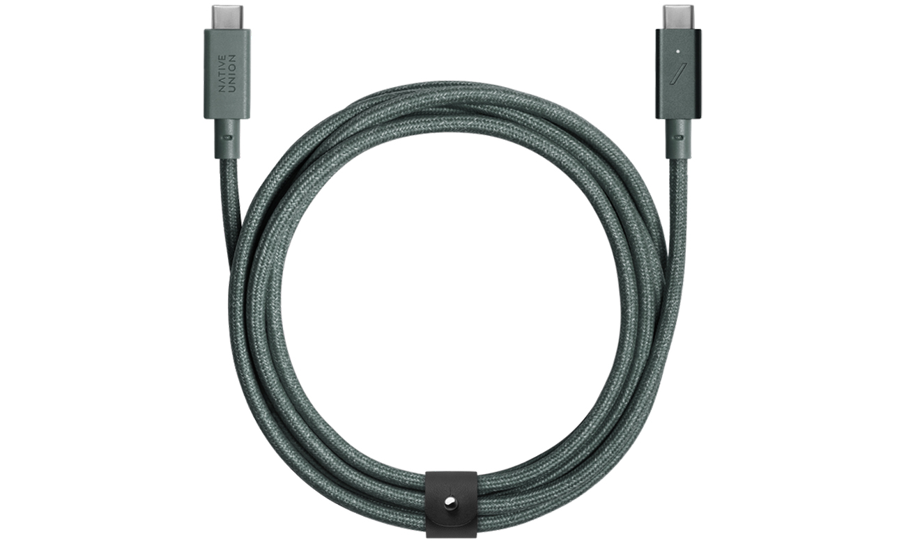 Kabel Native Union Belt Cable Pro USB-C - USB-C 2,4m grün