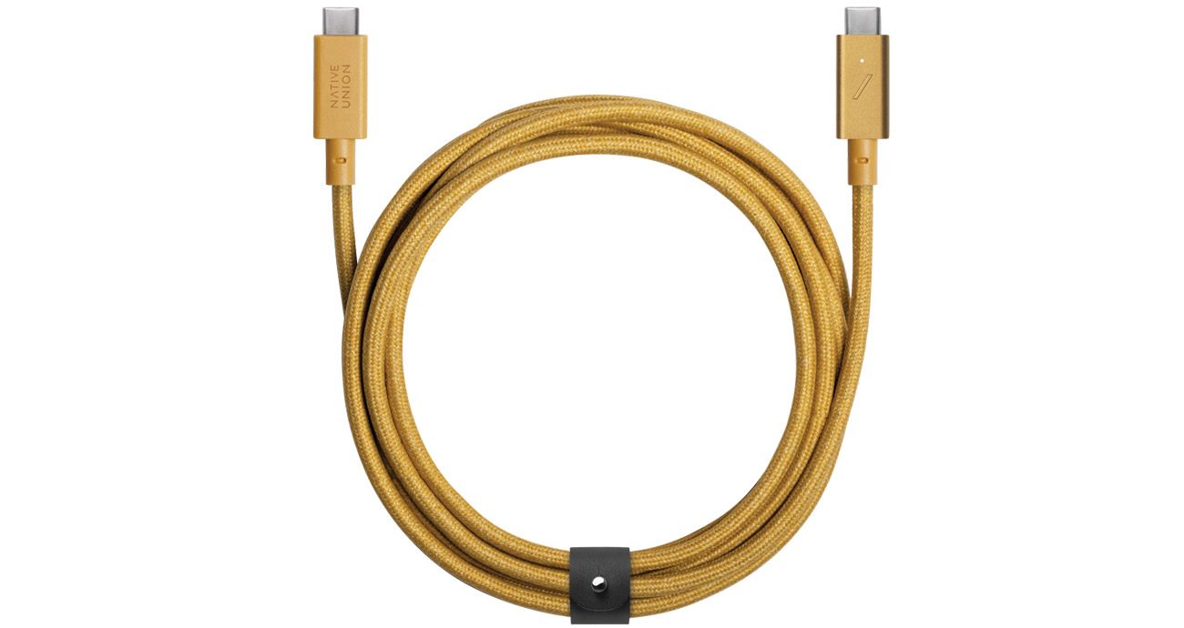 Kabel Native Union Belt Cable 240W USB-C – USB-C 2,4m kraft