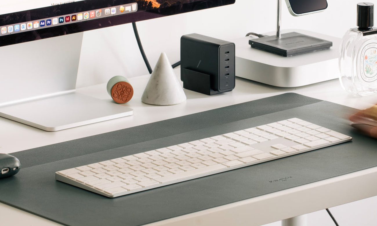 Mousepad Native Union Desk Mat slate green/sand stone