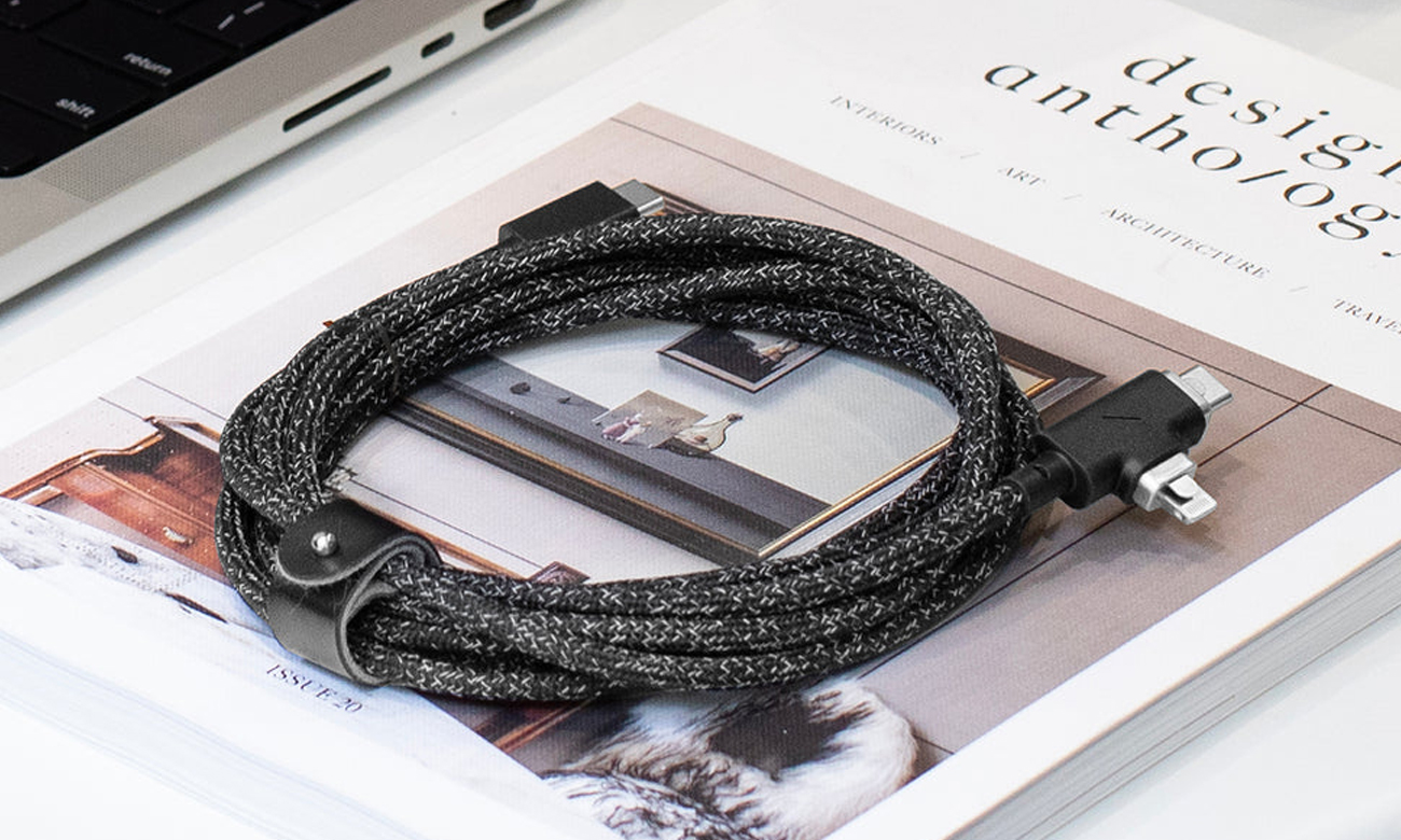 Belt Cable Duo Pro Native Union 240W USB-C – Lightning/USB-C 2,4m cosmos