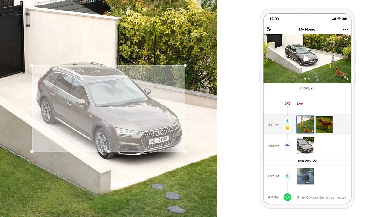Netatmo Intelligente Außenkamera mit Sirene (Anwesenheit) Weiß