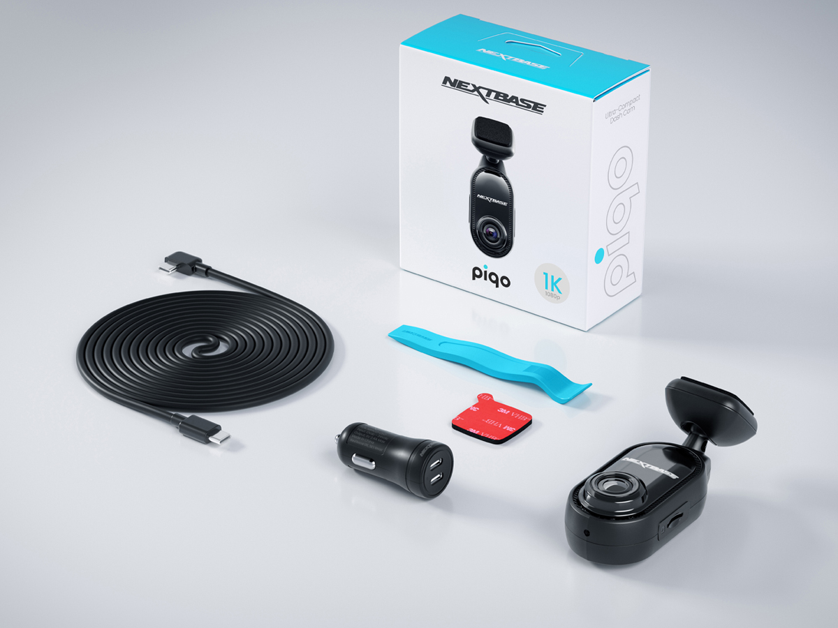 Dashcam Nextbase Piqo 1K (1080p) - Inhalt des Sets