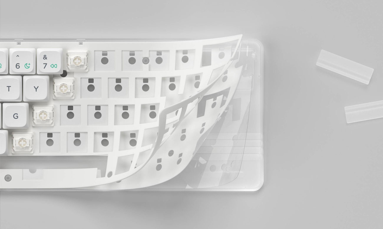 NuPhy Air60 V2 Ionic White Cowberry - Die Besten Preise und