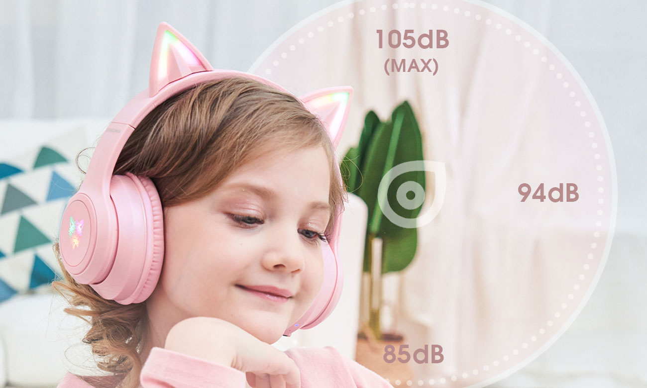 Onikuma B90 różowe dla dzieci