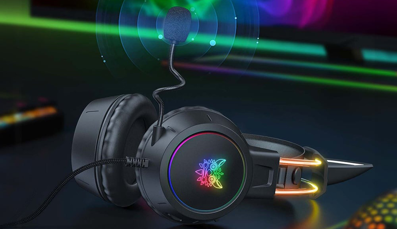 Zestaw słuchawkowy Onikuma X15 Pro Czarny (Kocie uszy) - Grafika lifestyle