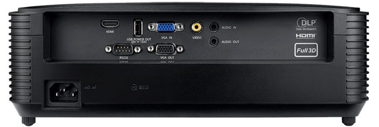 Optoma H190X Anschlüsse