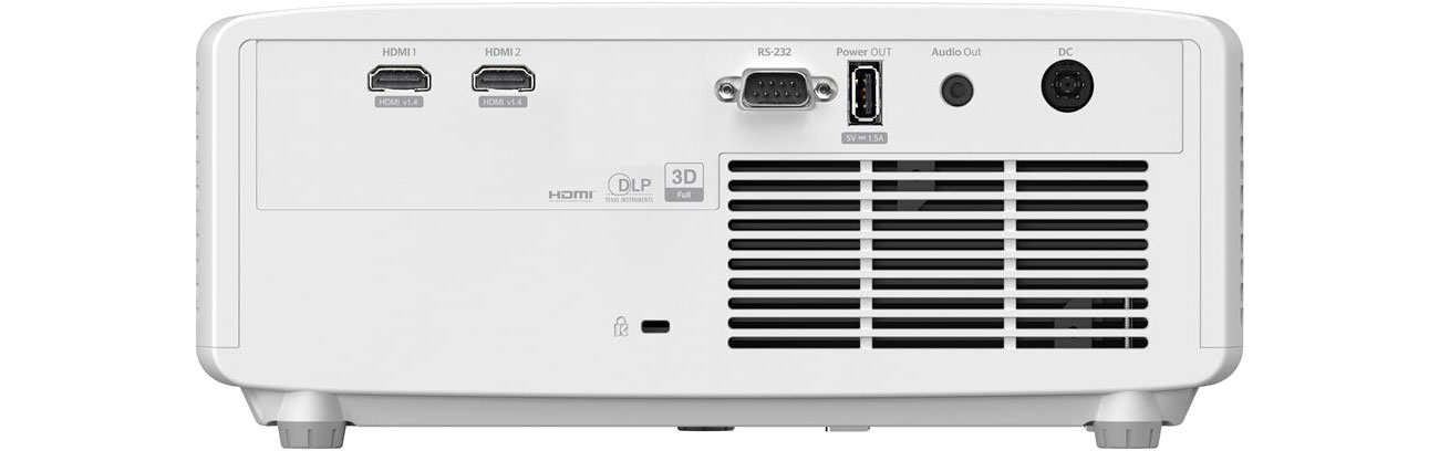 Optoma ZW350e złącza