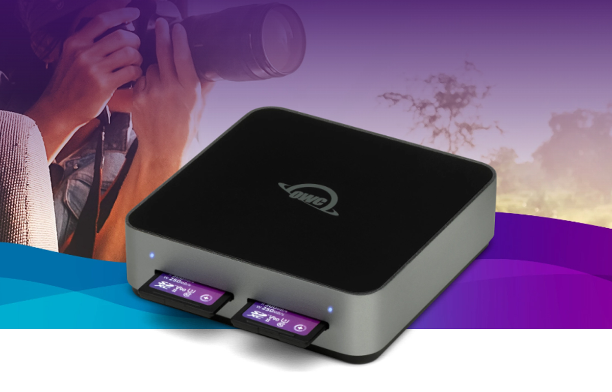 OWC Cardreader Atlas USB-C Dual-Slot SDXC UHS-II