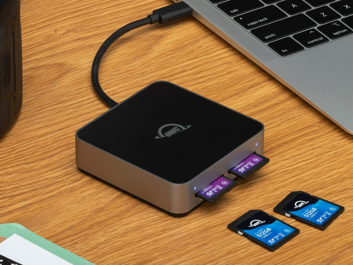 OWC Cardreader Atlas USB-C Dual-Slot SDXC UHS-II