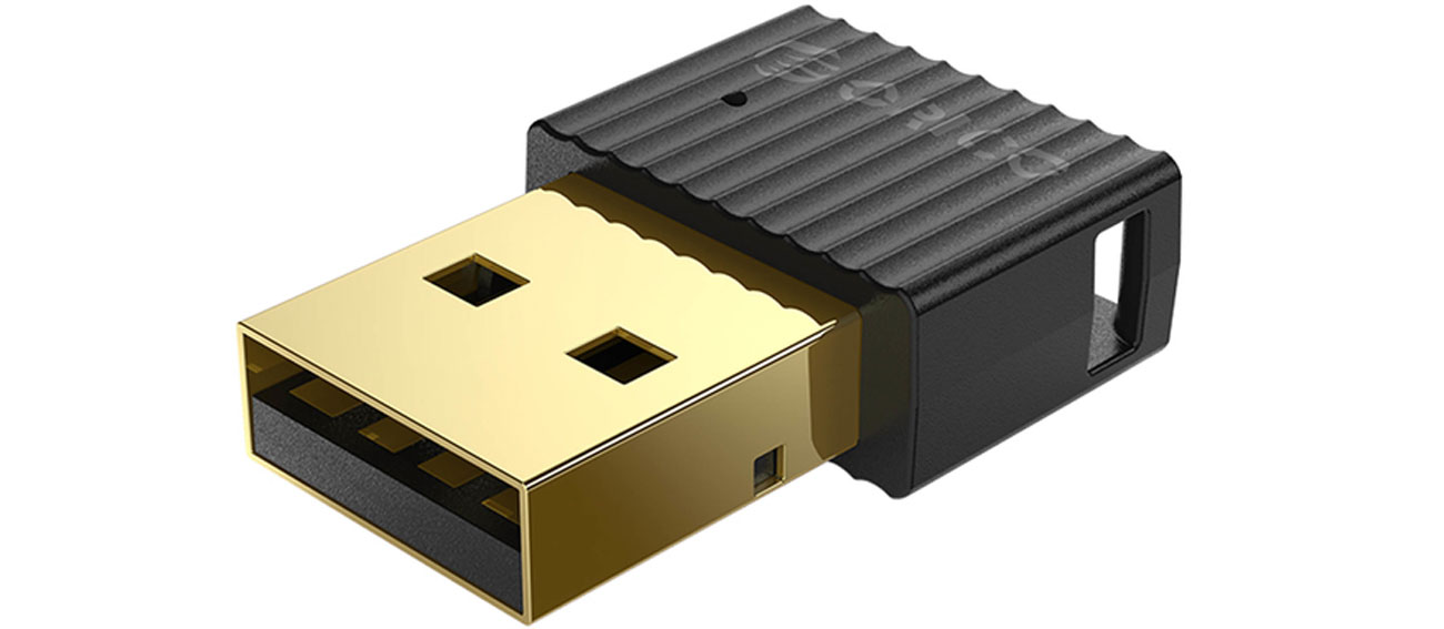 Adapter Orico Bluetooth 5.0 USB-A widok z boku