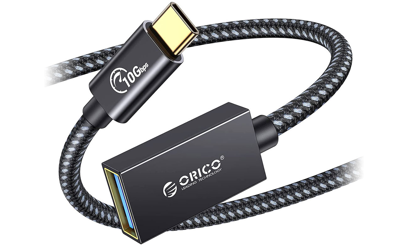 Orico Kabel USB-A (F) - USB-C (M) CAF31-10-BK-BP