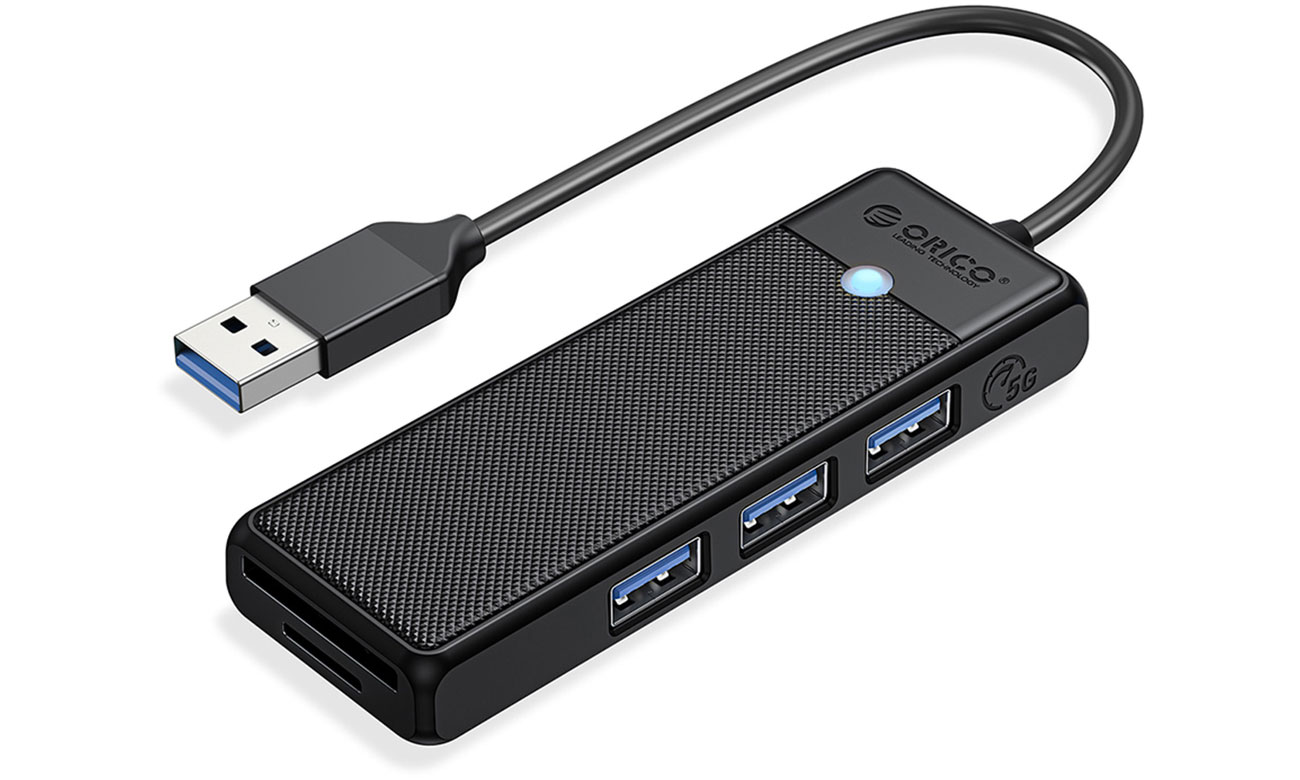 Orico Hub USB-A - 3x USB-A, Kartenleser